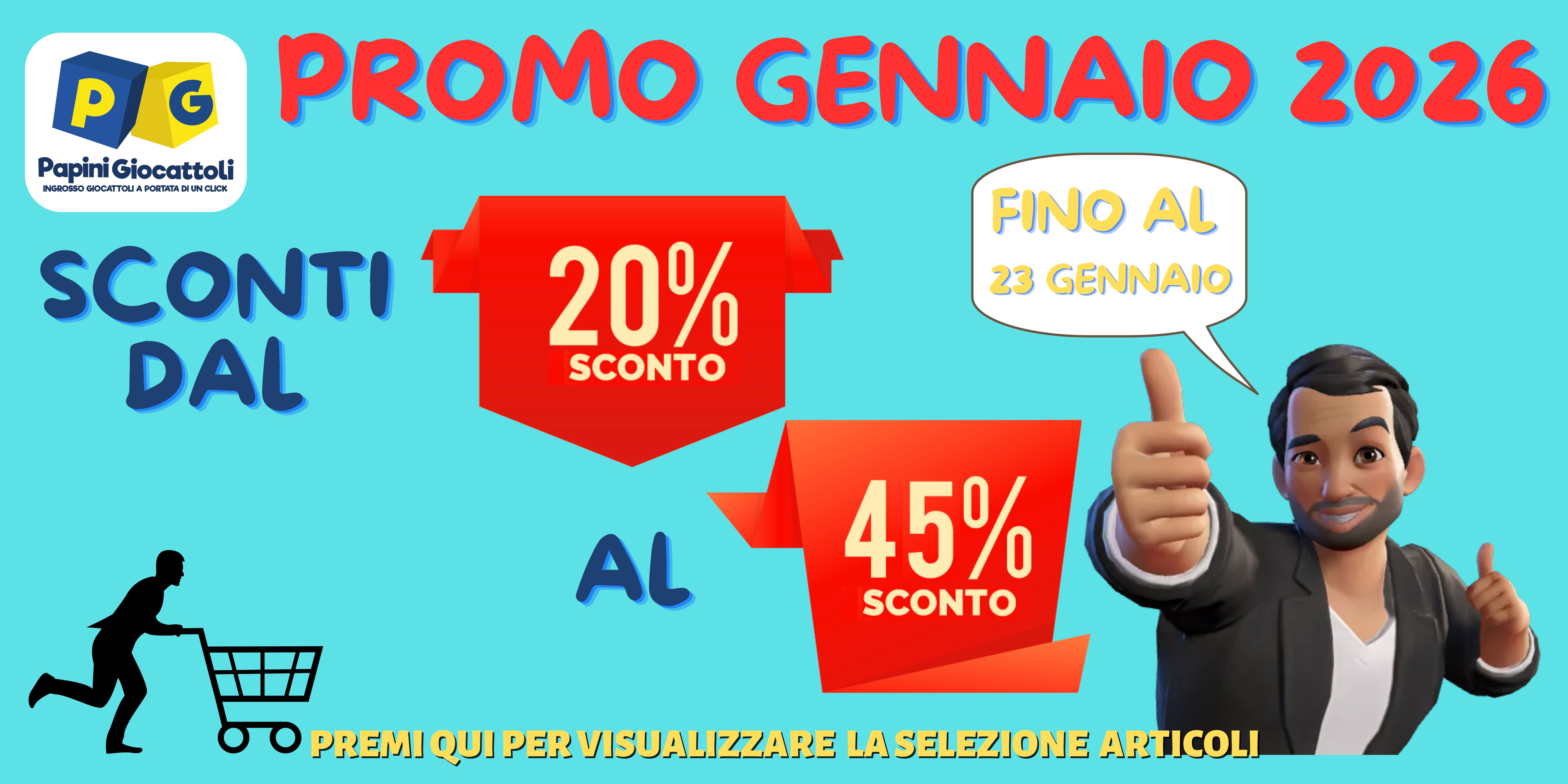 Promozione giocattoli vendita online
